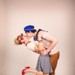 pin-up retro fotografie Praha fotografka Nikol Obrov�, viz�istka Eva Ceralov� pin-up foto