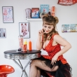 Pin-Up focen� retro foto pin-up fotografie Praha Nikol Obrov� fotografka
