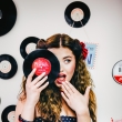 pin-up retro fotografie Praha fotografka Nikol Obrov�, viz�istka Eva Ceralov� pin-up foto