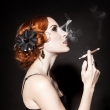 Retro autoportr�t, make-up, vlasy: viz�istka Eva Ceralov�