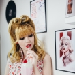 Pin-Up focen� retro foto pin-up fotografie Praha Nikol Obrov� fotografka