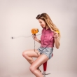 pin-up retro fotografie Praha fotografka Nikol Obrov�, viz�istka Eva Ceralov� pin-up foto