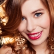 modelka: Karol�na Kotkov�, make-up, vlasy: viz�istka Eva Ceralov� (www.evaceralova.cz)