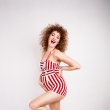 pin-up retro fotografie Praha fotografka Nikol Obrov�, viz�istka Eva Ceralov� pin-up foto