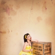 pin-up retro fotografie Praha fotografka Nikol Obrov�, viz�istka Eva Ceralov� pin-up foto